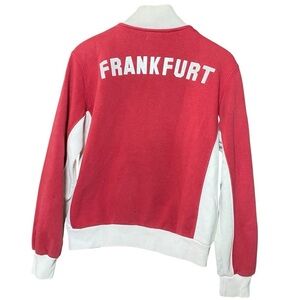 Giorgio Vincenco 70’s Red/white Frankfurt track jacket Eintracht Frankfurt SZ-M